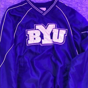 BYU oversized sports varsity jacket